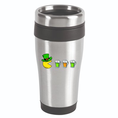 Retro St. Patrick's Day Drinking Game 16oz Travel Tumbler