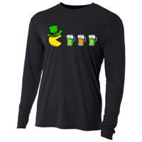 Retro St. Patrick's Day Drinking Game Cooling Performance Long Sleeve Crew