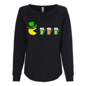 Retro St. Patrick's Day Drinking Game Womens California Wash Sweatshirt