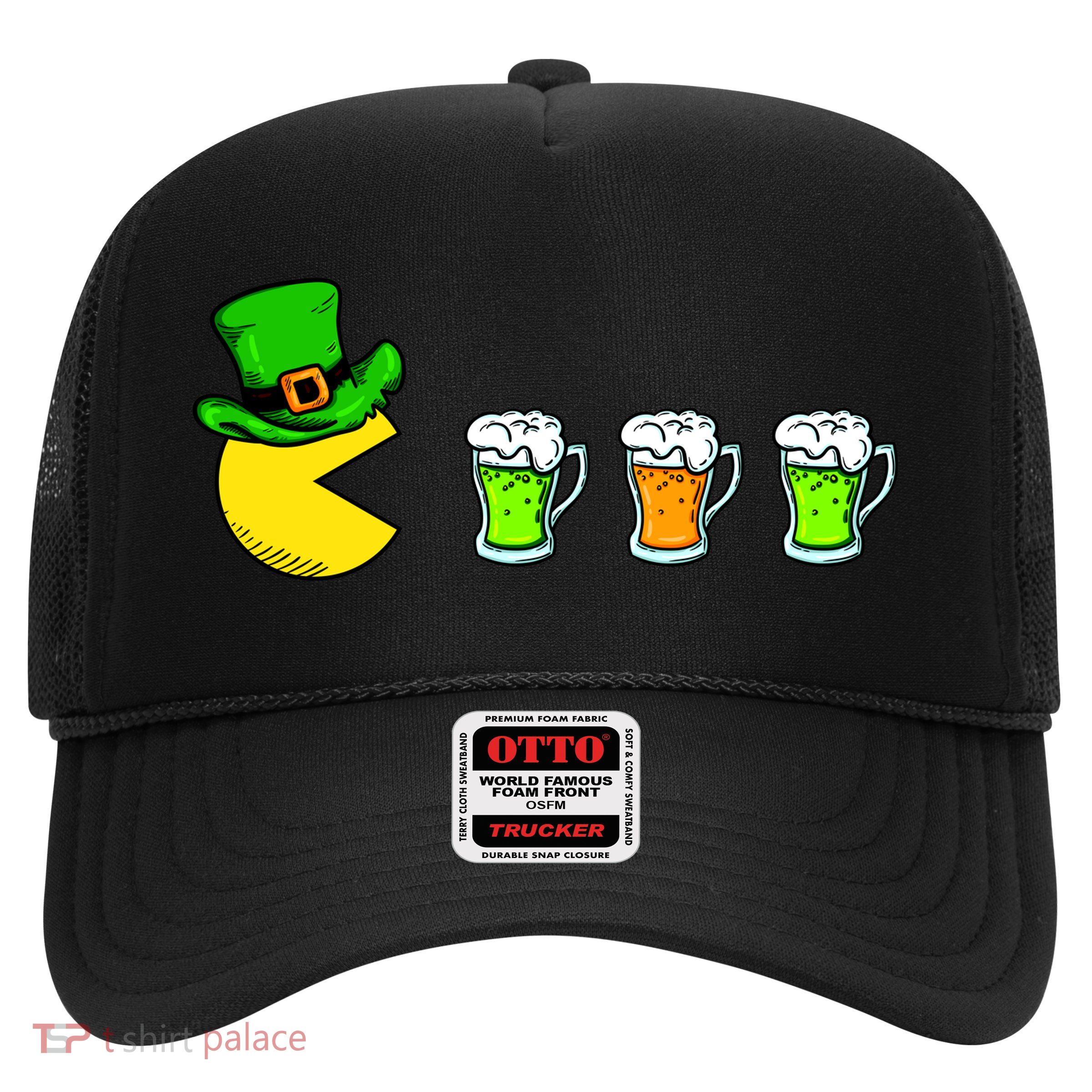Retro St. Patrick's Day Drinking Game Trucker Hat