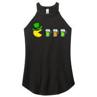 Retro St. Patrick's Day Drinking Game Women's Perfect Tri Rocker Tank