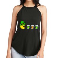 Retro St. Patrick's Day Drinking Game Women's Perfect Tri Rocker Tank