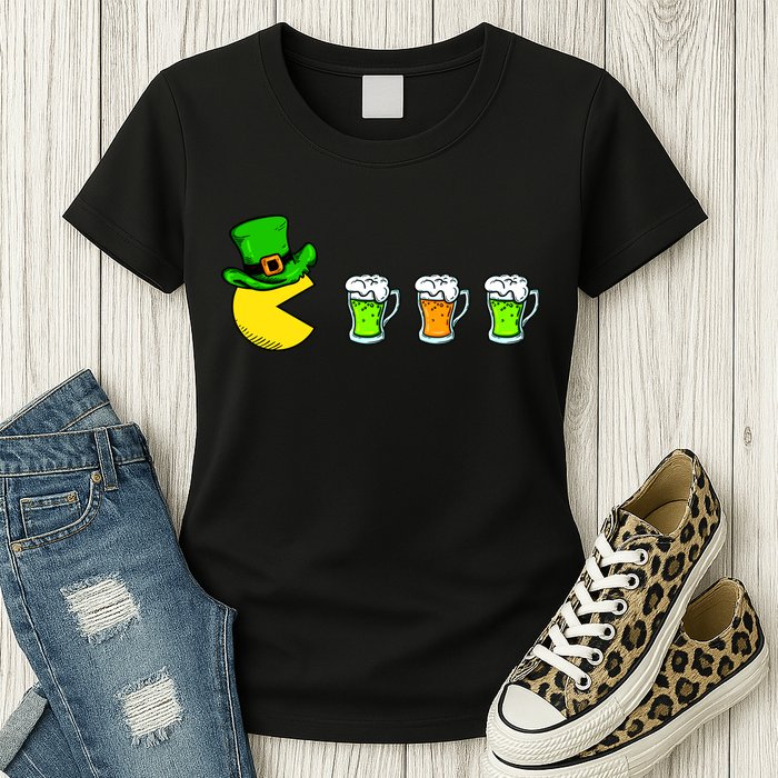Retro St. Patrick's Day Drinking Game Womens T-Shirt