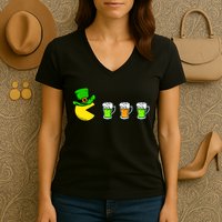 Retro St. Patrick's Day Drinking Game Women's V-Neck T-Shirt