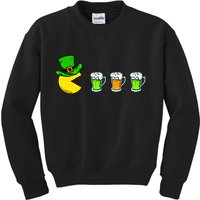 Retro St. Patrick's Day Drinking Game Kids Sweatshirt