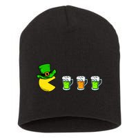 Retro St. Patrick's Day Drinking Game Short Acrylic Beanie