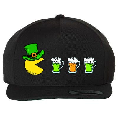 Retro St. Patrick's Day Drinking Game Wool Snapback Cap