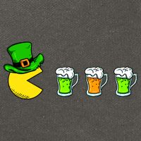 Retro St. Patrick's Day Drinking Game Cotton Canvas Backpack