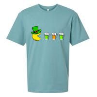 Retro St. Patrick's Day Drinking Game Sueded Cloud Jersey T-Shirt