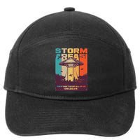 Retro Storm Area 51 UFO They Can't Stop Us All 7-Panel Snapback Hat