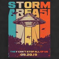 Retro Storm Area 51 UFO They Can't Stop Us All Adult Drive Performance Visor