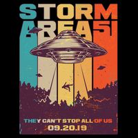Retro Storm Area 51 UFO They Can't Stop Us All 16 in Basic Backpack