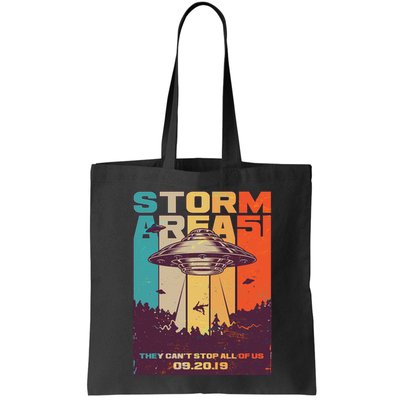 Retro Storm Area 51 UFO They Can't Stop Us All Bag