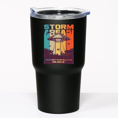 Retro Storm Area 51 UFO They Can't Stop Us All Tumbler