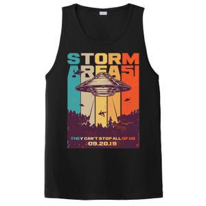 Retro Storm Area 51 UFO They Can't Stop Us All PosiCharge Competitor Tank