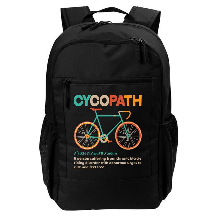 Retro Style Colors Cycopath Definition Backpack