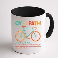 Retro Style Colors Cycopath Definition Mug