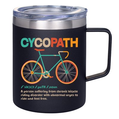 Retro Style Colors Cycopath Definition 12oz Stainless Steel Coffee Mug