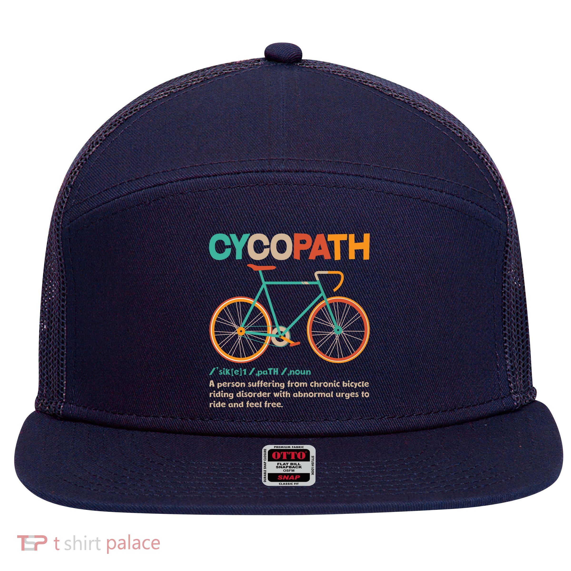Retro Style Colors Cycopath Definition 7 Panel Mesh Trucker Snapback Hat