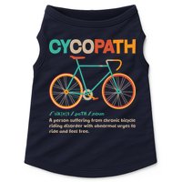 Retro Style Colors Cycopath Definition Doggie Tank