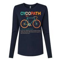 Retro Style Colors Cycopath Definition Womens Cotton Relaxed Long Sleeve T-Shirt