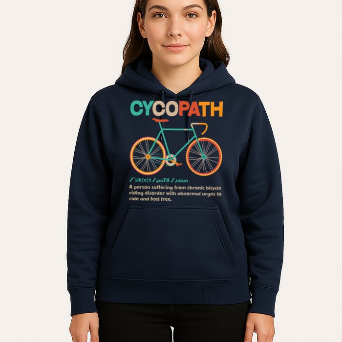 Retro Style Colors Cycopath Definition Hoodie