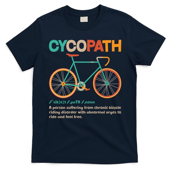 Retro Style Colors Cycopath Definition T-Shirt