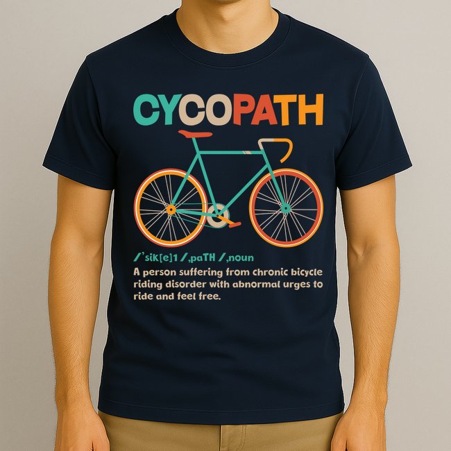 Retro Style Colors Cycopath Definition T-Shirt