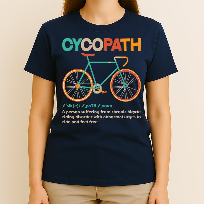 Retro Style Colors Cycopath Definition T-Shirt