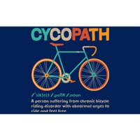 Retro Style Colors Cycopath Definition Bumper Sticker