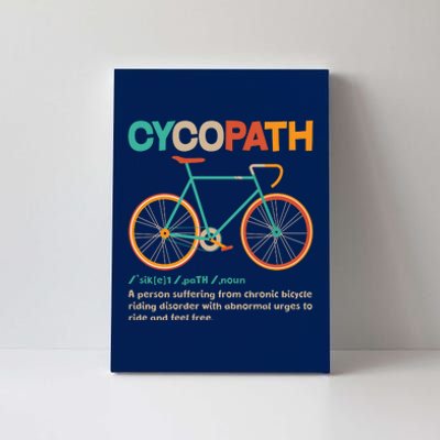 Retro Style Colors Cycopath Definition Canvas