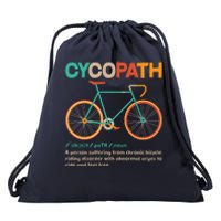 Retro Style Colors Cycopath Definition Drawstring Bag