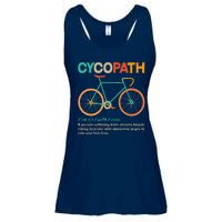 Retro Style Colors Cycopath Definition Ladies Essential Flowy Tank