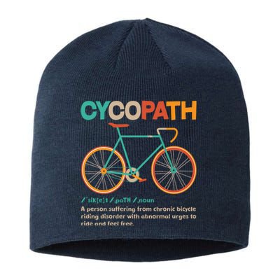 Retro Style Colors Cycopath Definition Sustainable Beanie