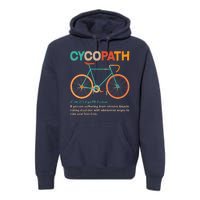 Retro Style Colors Cycopath Definition Premium Hoodie