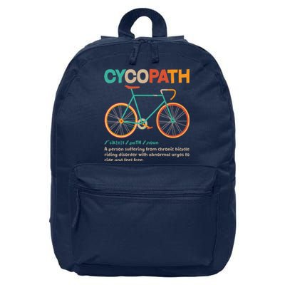 Retro Style Colors Cycopath Definition 16 in Basic Backpack