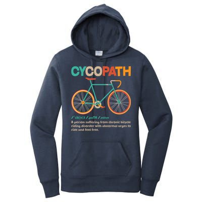 Retro Style Colors Cycopath Definition Women's Pullover Hoodie