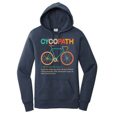 Retro Style Colors Cycopath Definition Women's Pullover Hoodie