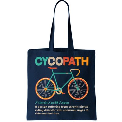 Retro Style Colors Cycopath Definition Bag