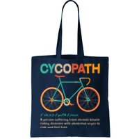 Retro Style Colors Cycopath Definition Tote Bag