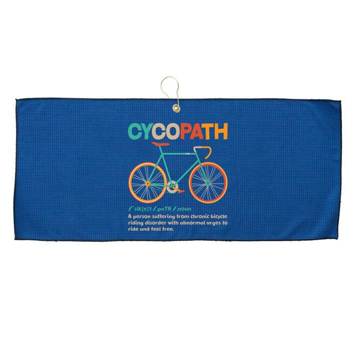 Retro Style Colors Cycopath Definition Large Microfiber Waffle Golf Towel