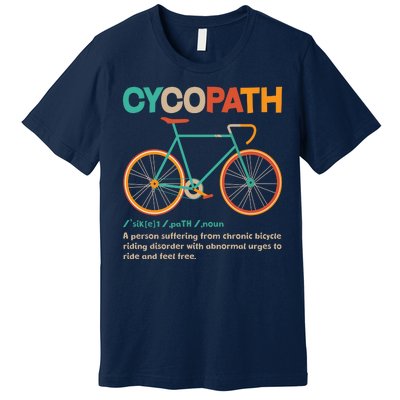 Retro Style Colors Cycopath Definition Premium T-Shirt