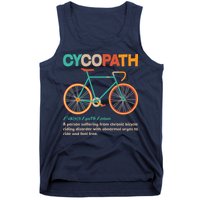 Retro Style Colors Cycopath Definition Tank Top