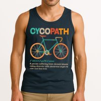 Retro Style Colors Cycopath Definition Tank Top