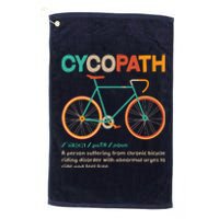 Retro Style Colors Cycopath Definition Platinum Collection Golf Towel