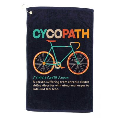 Retro Style Colors Cycopath Definition Platinum Collection Golf Towel