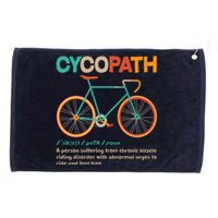 Retro Style Colors Cycopath Definition Grommeted Golf Towel