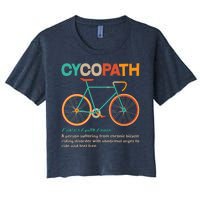 Retro Style Colors Cycopath Definition Women's Crop Top Tee