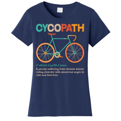 Retro Style Colors Cycopath Definition Women's T-Shirt