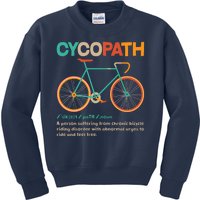 Retro Style Colors Cycopath Definition Kids Sweatshirt